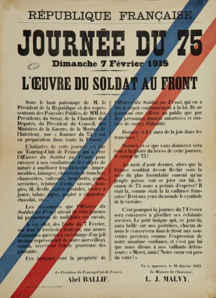 "Journe du 75" du 7 fvrier 1915