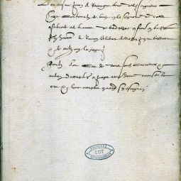 Terrier de la seigneurie 1598, Archives dpartementales du Lot : EDT 088/13