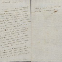 Lettres du marchal Bessires  son pouse Adle Lapeyrire, 1806 et 1807, Archives dpartementales du Lot : J 2704 