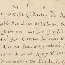 Compoix de Vidaillac, 1668. Archives dpartementales du Lot : EDT333/2