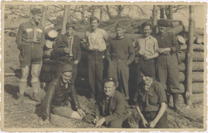 Les combattants de la Pointe de Grave. Archives départementales du Lot : 107 J 28