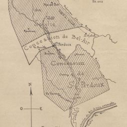 Archives dpartementales du Lot. 62 J 139 Bassin houiller de Saint-Perdoux : avis de vente aux enchres des mines de Saint-Perdoux et du Souli, 1922