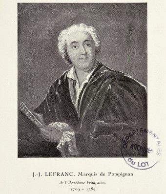 J.-J. Lefranc de Pompignan. Archives dpartementales du Lot : BR2/86