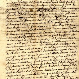 Codicille au testament de J.-J. Lefranc de Pompignan. Archives dpartementales du Lot : 3E1153/12