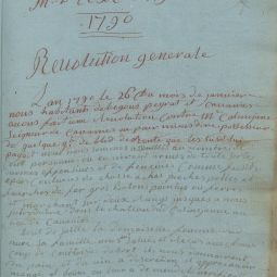 Journal de M. Clari, 2e volume. Archives dpartementales du Lot : J 3162