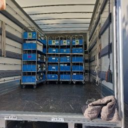 Le chargement des camions