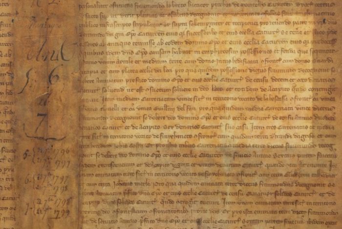 Livre de reconnaissances féodales de 1333, Archvies départementales du Lot : G 161, feuille 3