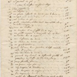 Inventaire après décès. Archives départementales du Lot : J 1538 