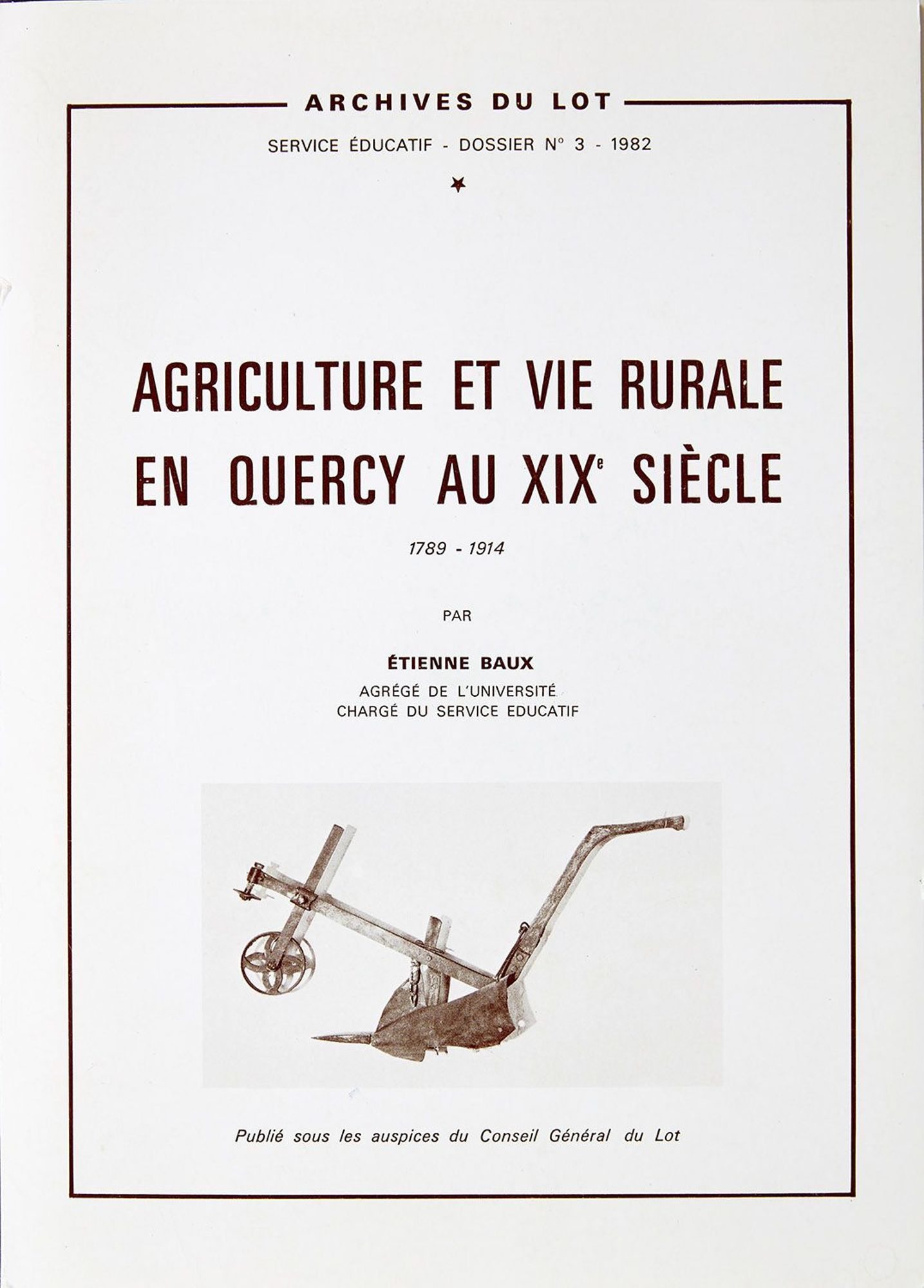 Agriculture et vie rurale 