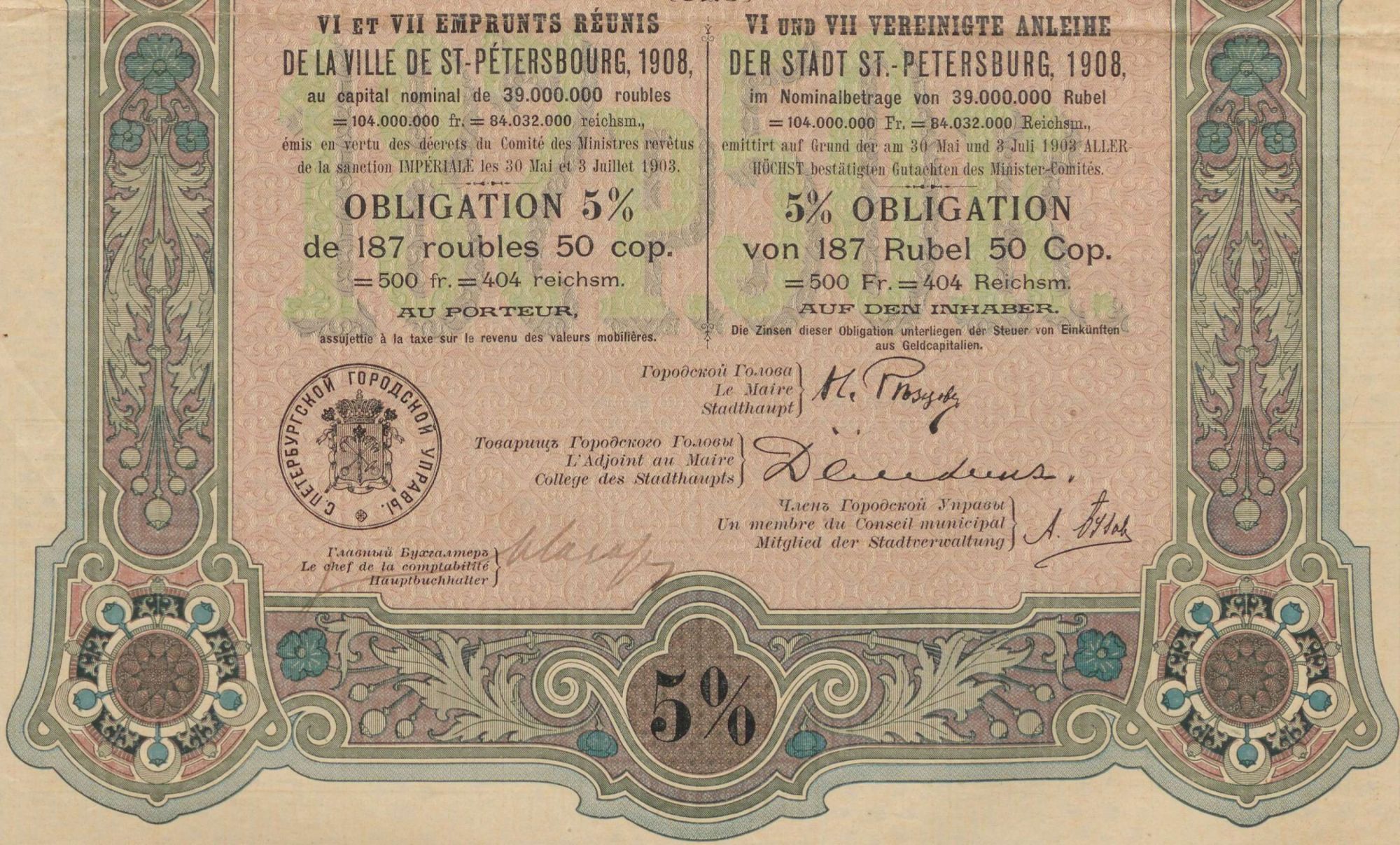 L'affaire des emprunts russes